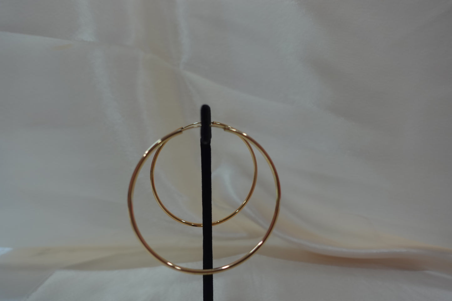 Gold Plated Hoops (H-40)