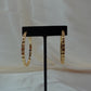 Gold Plated Hoops (H-31)