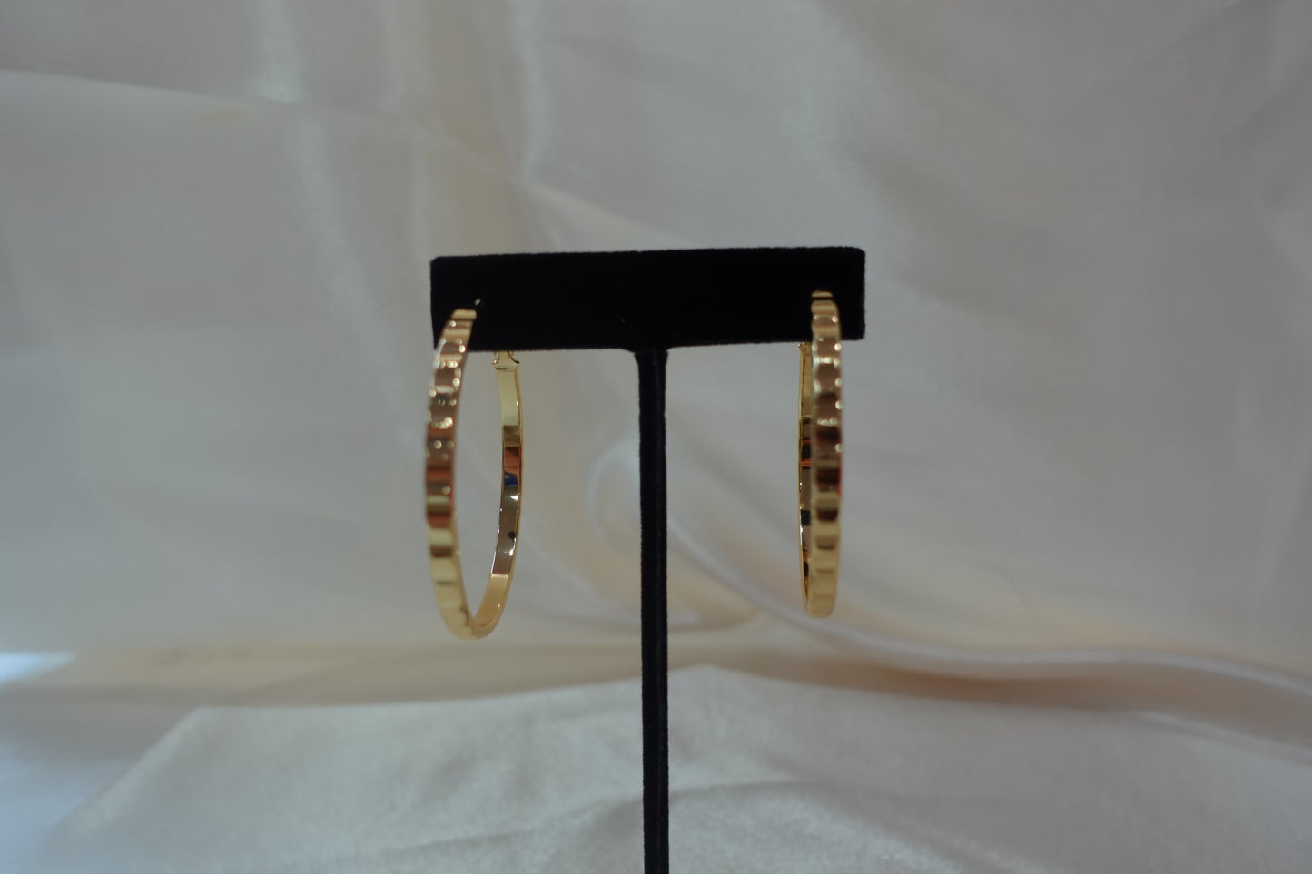 Gold Plated Hoops (H-31)