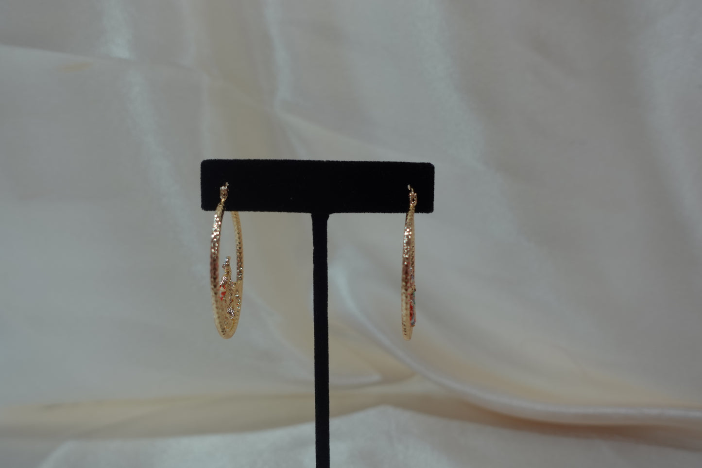 Gold Plated Hoops (H-27)