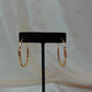 Gold Plated Hoops (H-24)