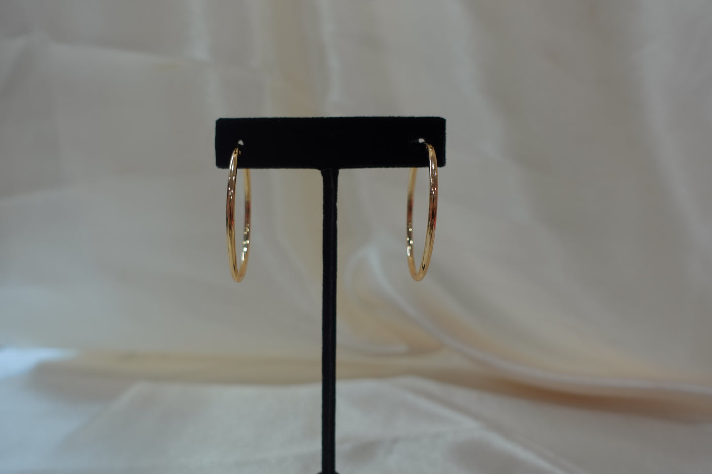 Gold Plated Hoops (H-23)