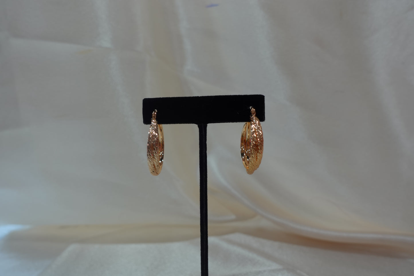 Gold Plated Hoops (H-17)