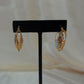 Gold Plated Hoops (H-18)