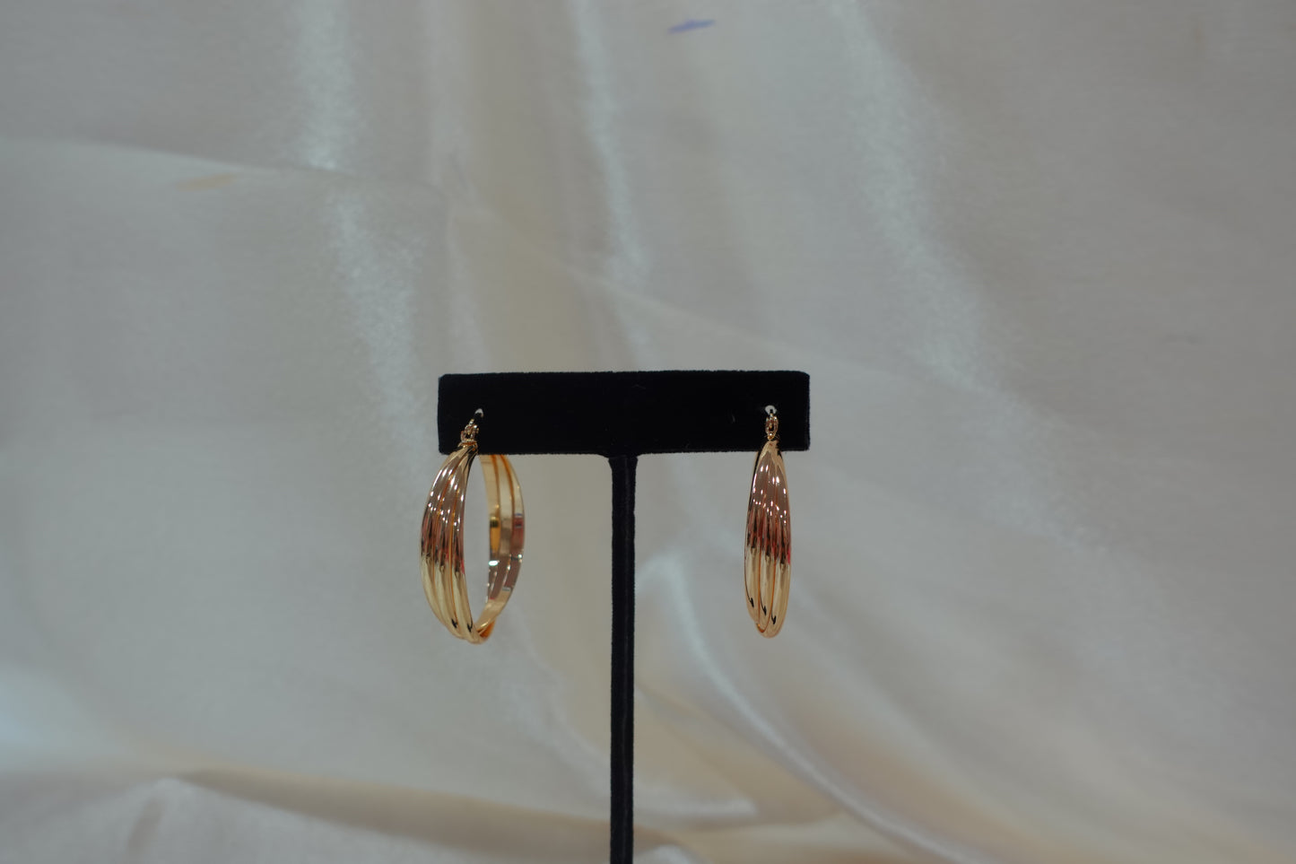 Gold Plated Hoops (H-26)