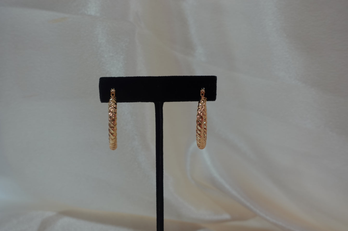 Gold Plated Hoops (H-12)