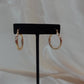 Gold Plated Hoops (H-11)