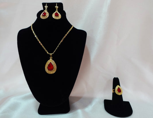 S29 -Earring, Necklace & Ring Set