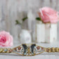 Italian Clear Butterfly & Roses Bracelet