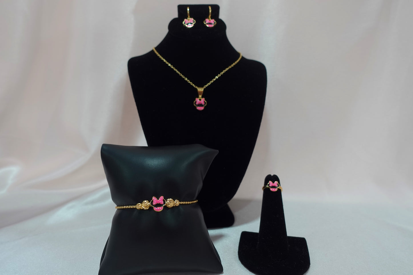 S33 - Earring, Necklace, Bracelet & Ring Set - KIDS