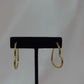 Gold Plated Hoops (H-16)