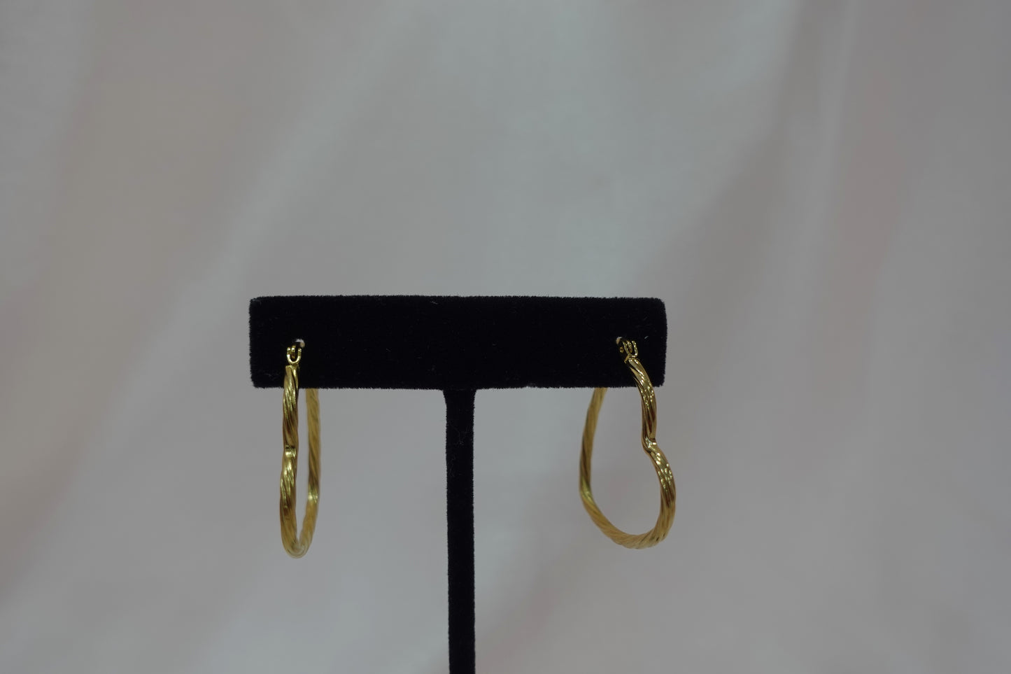 Gold Plated Hoops (H-16)