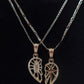 (BH-1) Breakable Heart Necklaces - Guadalupe & Cross