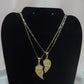 (BH-2) Breakable Heart Necklaces - Mom & Daughter