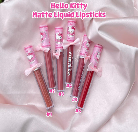 Pink Bow Liquid Lipsticks