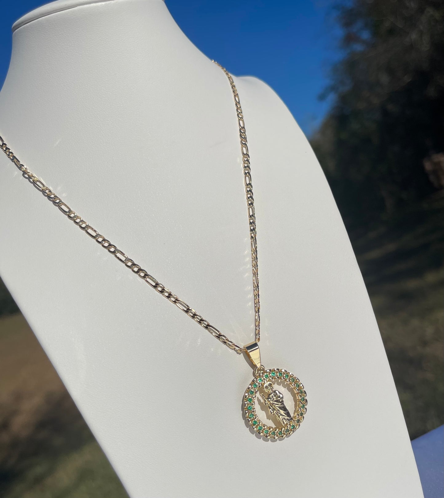 P91 - San Judas Circle Necklace