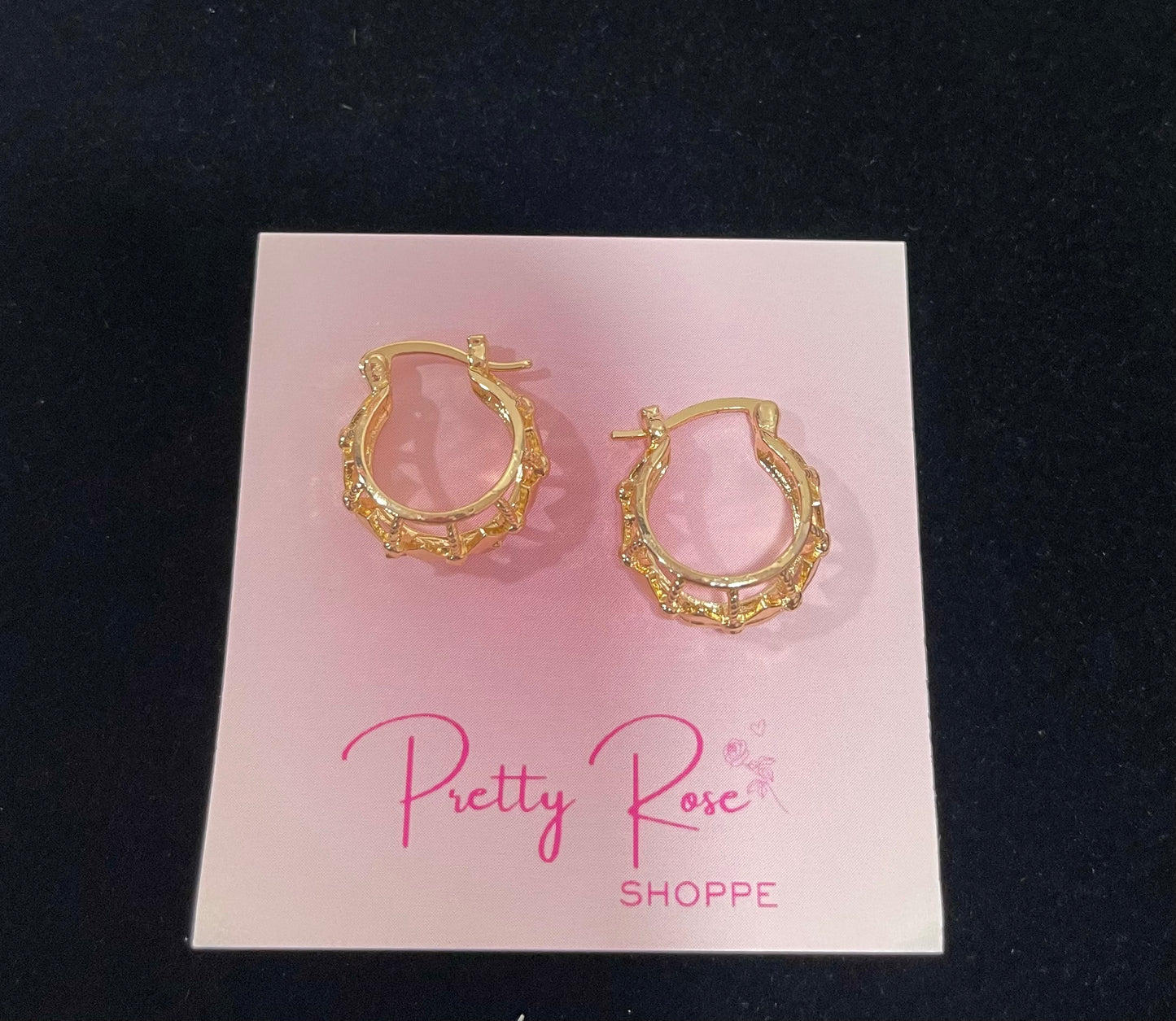 Gold Plated Hoops (H-7)