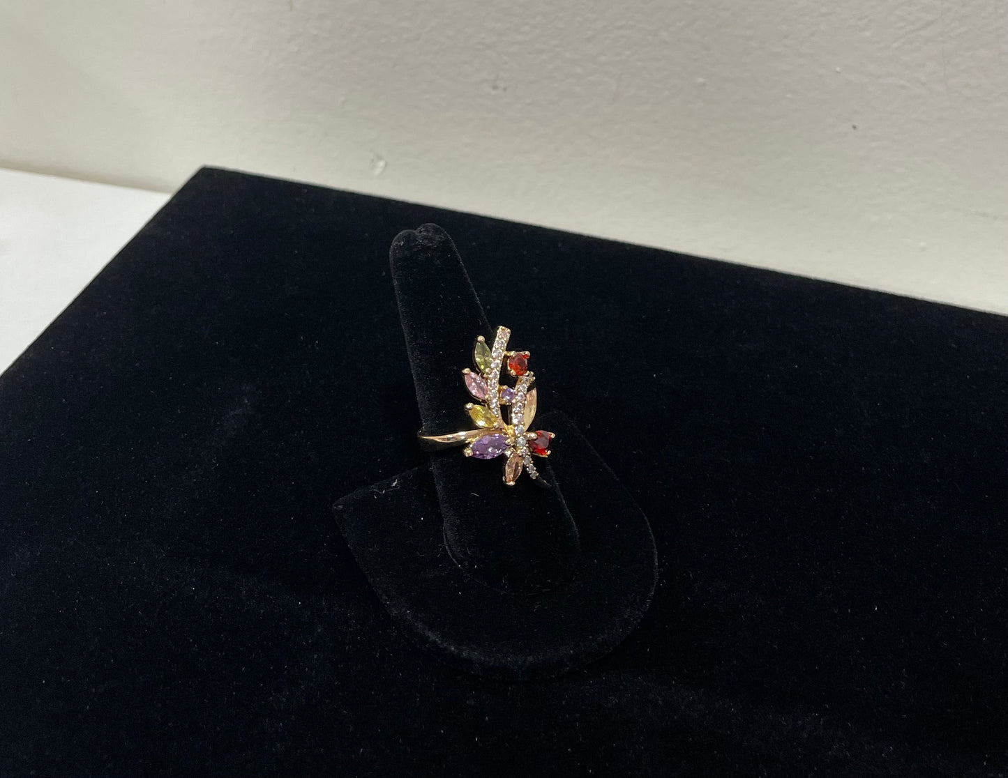 Multi Color Diamond Ring