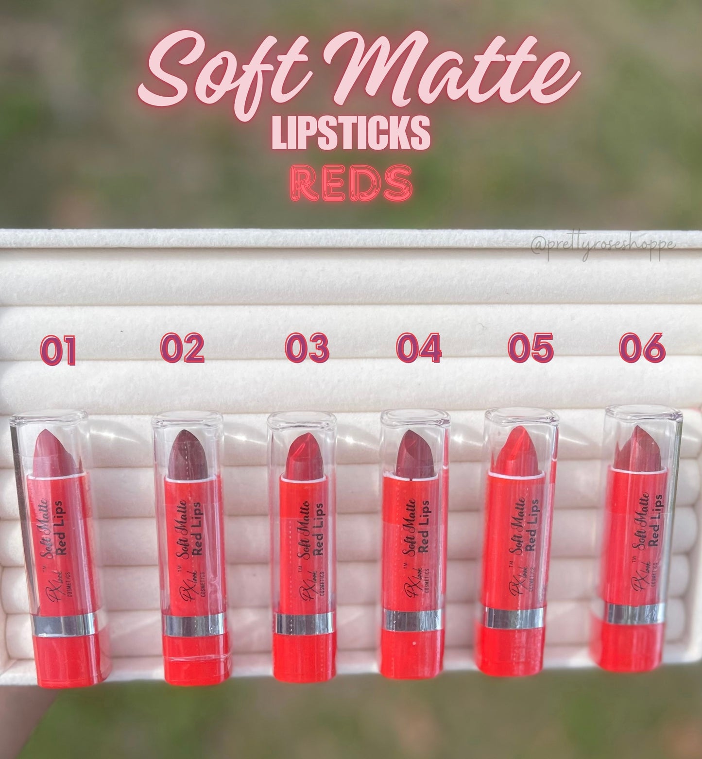 Soft Matte Lipsticks - Reds