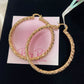 Gold Plated Hoops (H-35)