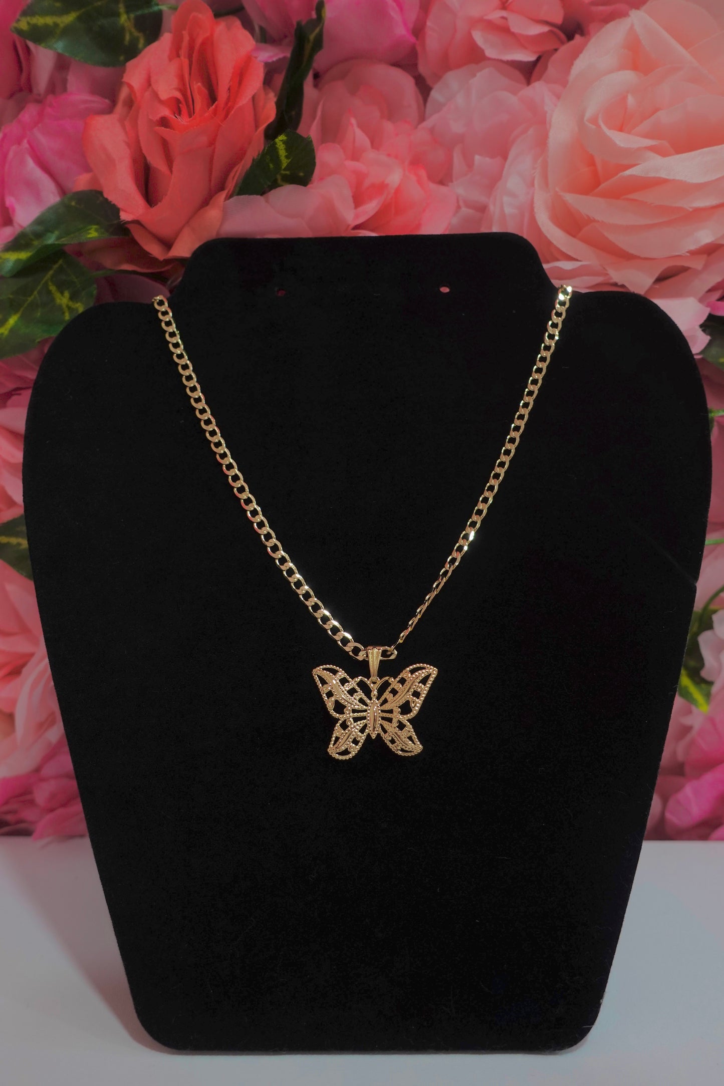 P50 - Gold Butterfly Necklace