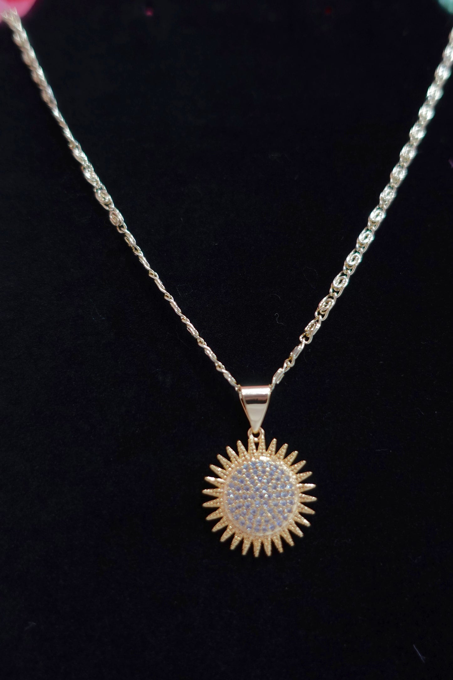 P6 - Diamond Sun Necklace