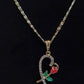 Roses & Hearts Necklace