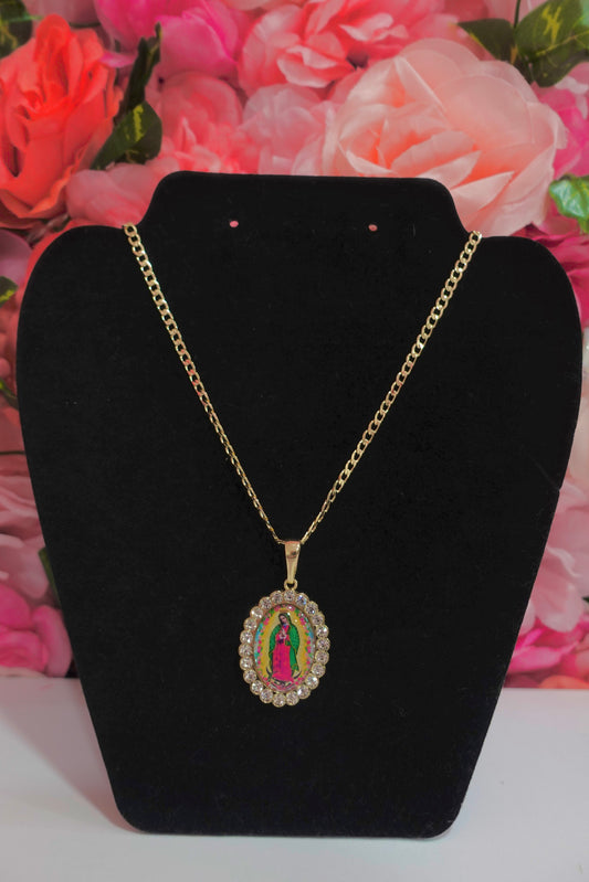 P19 - Guadalupe Image Necklace